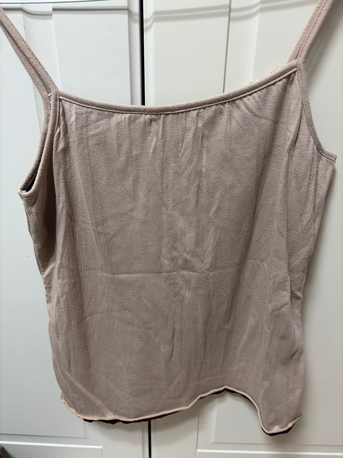 레이스 나시탑 레이어드 빈티지 슬리브리스 상품이미지2