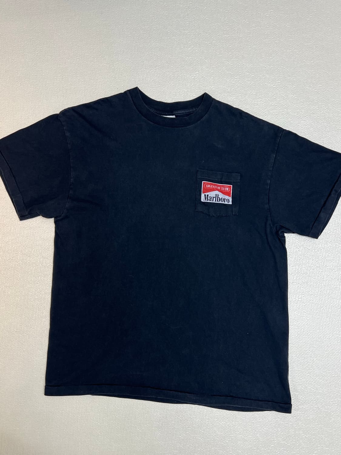 90s 말보로 스네이크 패스 프린팅 티셔츠 블랙 XL 상품이미지2