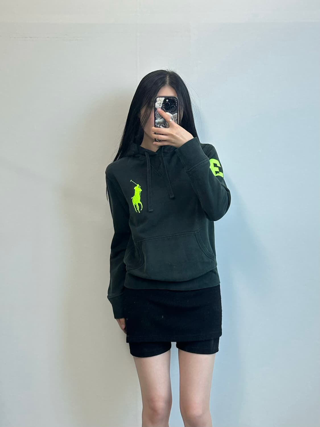 폴로 랄프로렌 빅포니 그린 후드티 상품이미지1