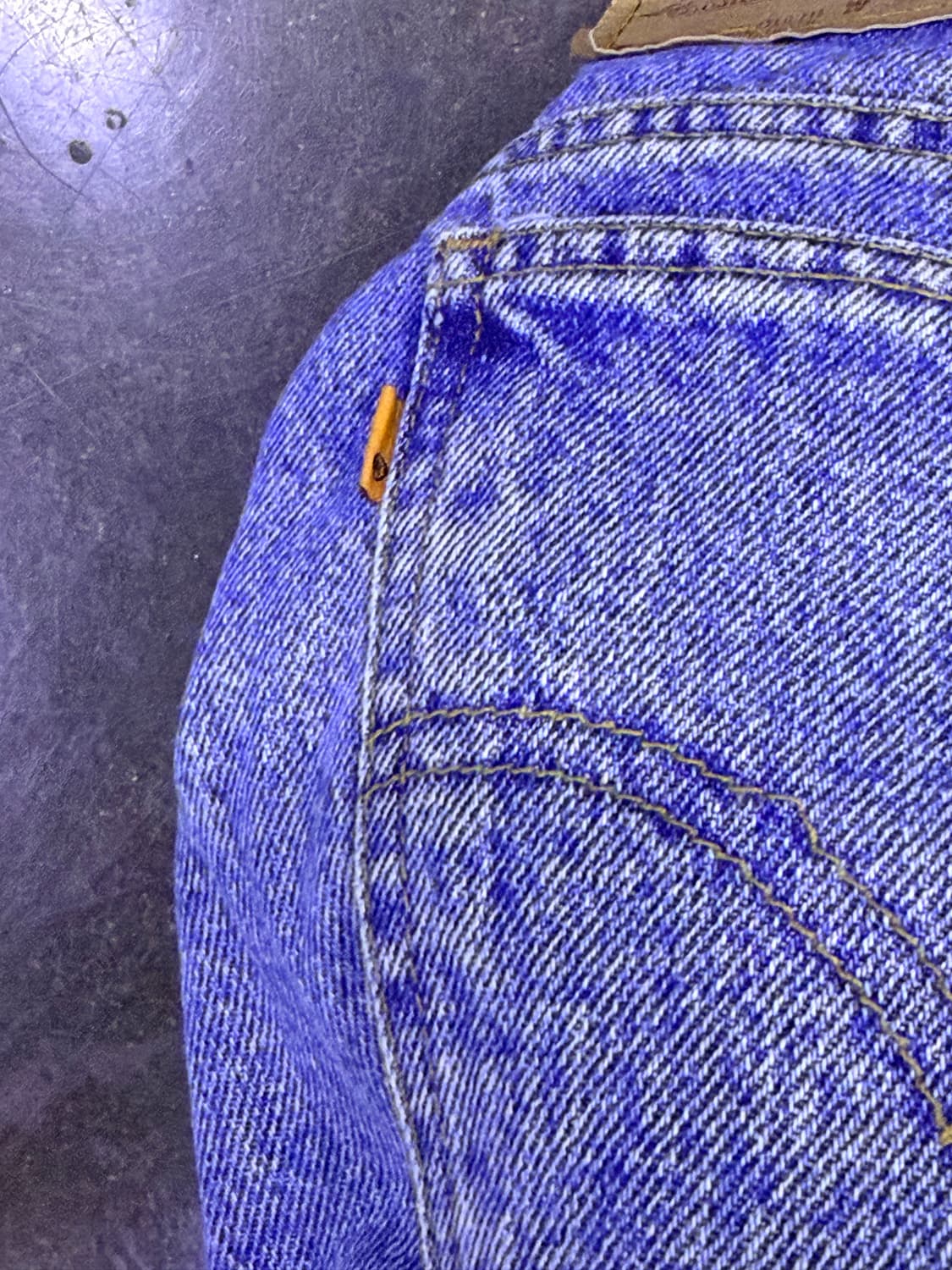 리바이스 550 90's 릴렉스핏 테이퍼드 레그 오렌지 R 데님팬츠 38 상품이미지8