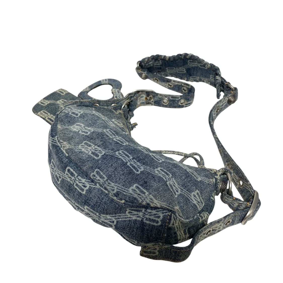 발렌시아가 모노그램 데님 르카골 XS 숄더백 겸 크로스백H00266 상품이미지5