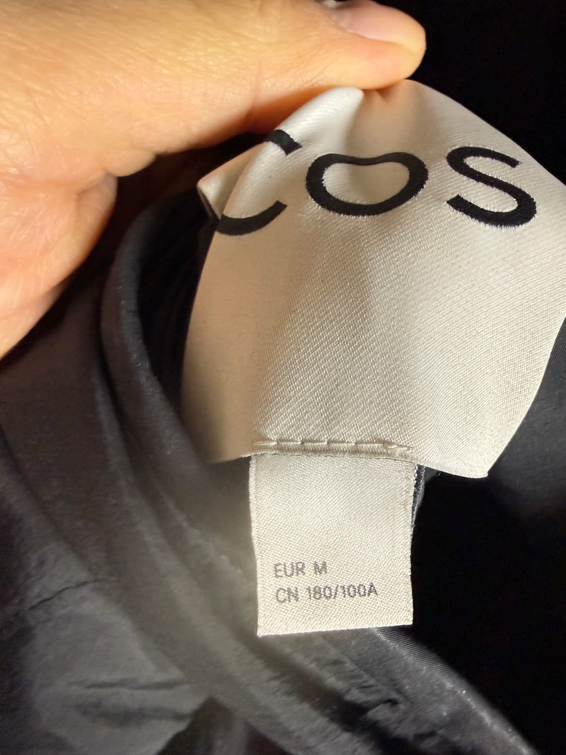 코스 리버시블 패딩점퍼 블랙 M 상품이미지5