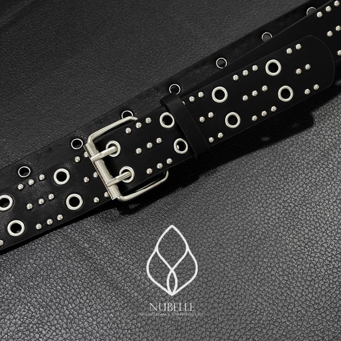 🌗 Eyelet stud belt / 아일렛 스터드 웨스턴 벨트 상품이미지3