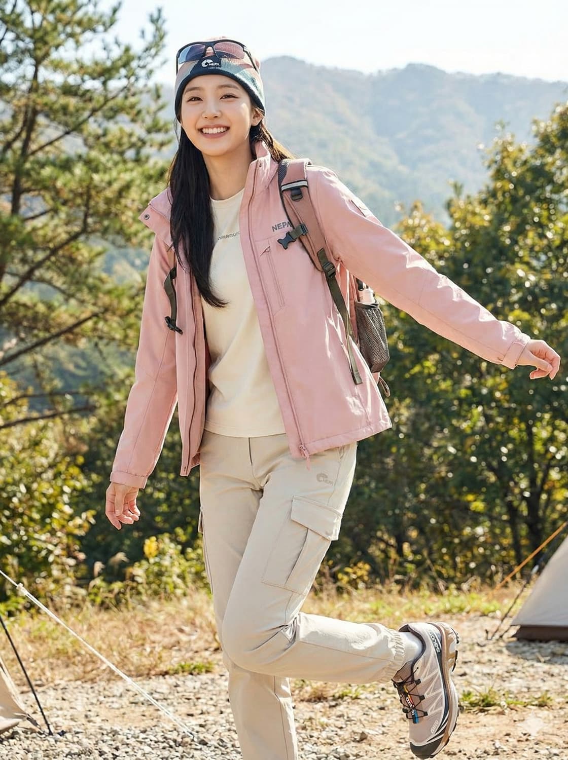 NEPA 네파 여성 코튼혼방 하이넥 자켓 상품이미지1