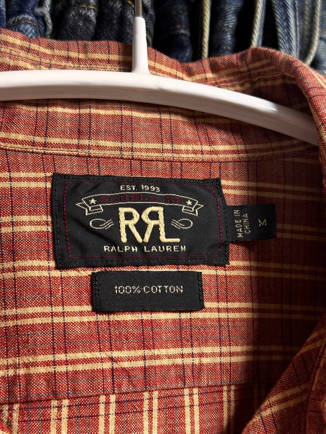 [M] RRL 체크 포켓 워크셔츠 상품이미지2