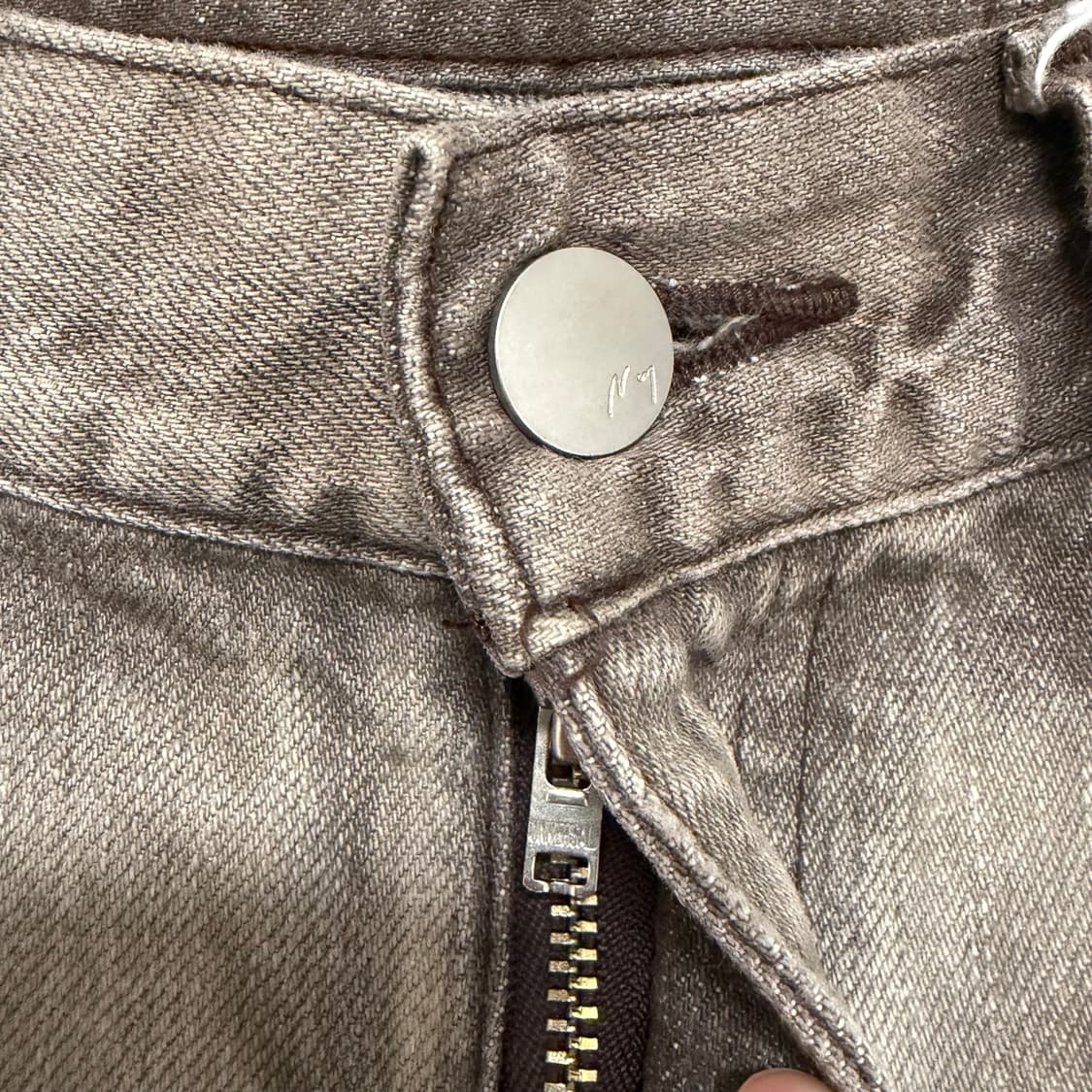 안셀름 25fw Ancellm AGING01 에이징 데님 페인터 팬츠 2 상품이미지5