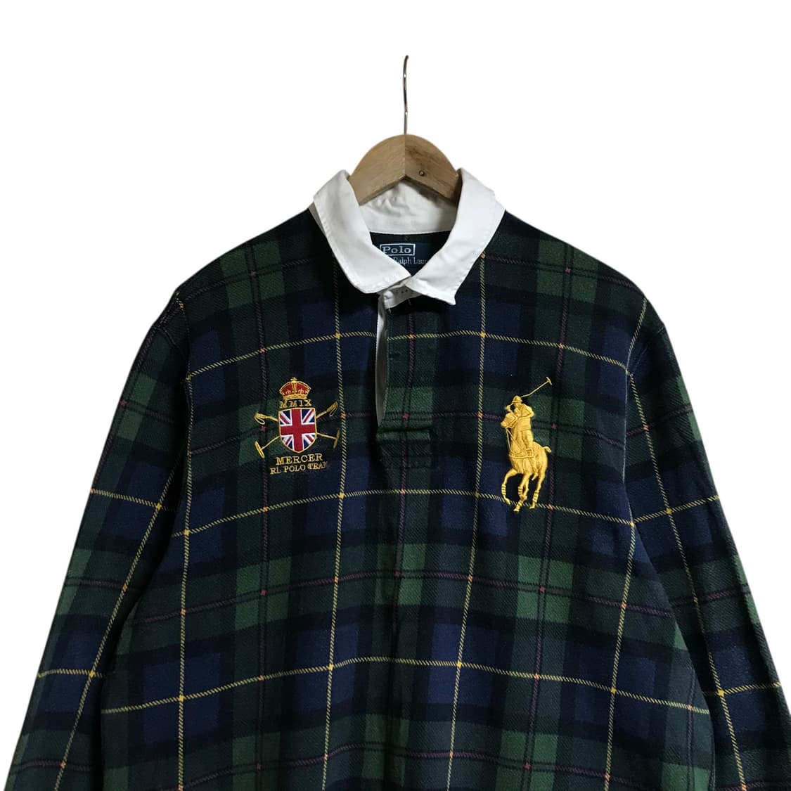 폴로 빅포니 백화점판 체크 pk티셔츠 상품이미지2