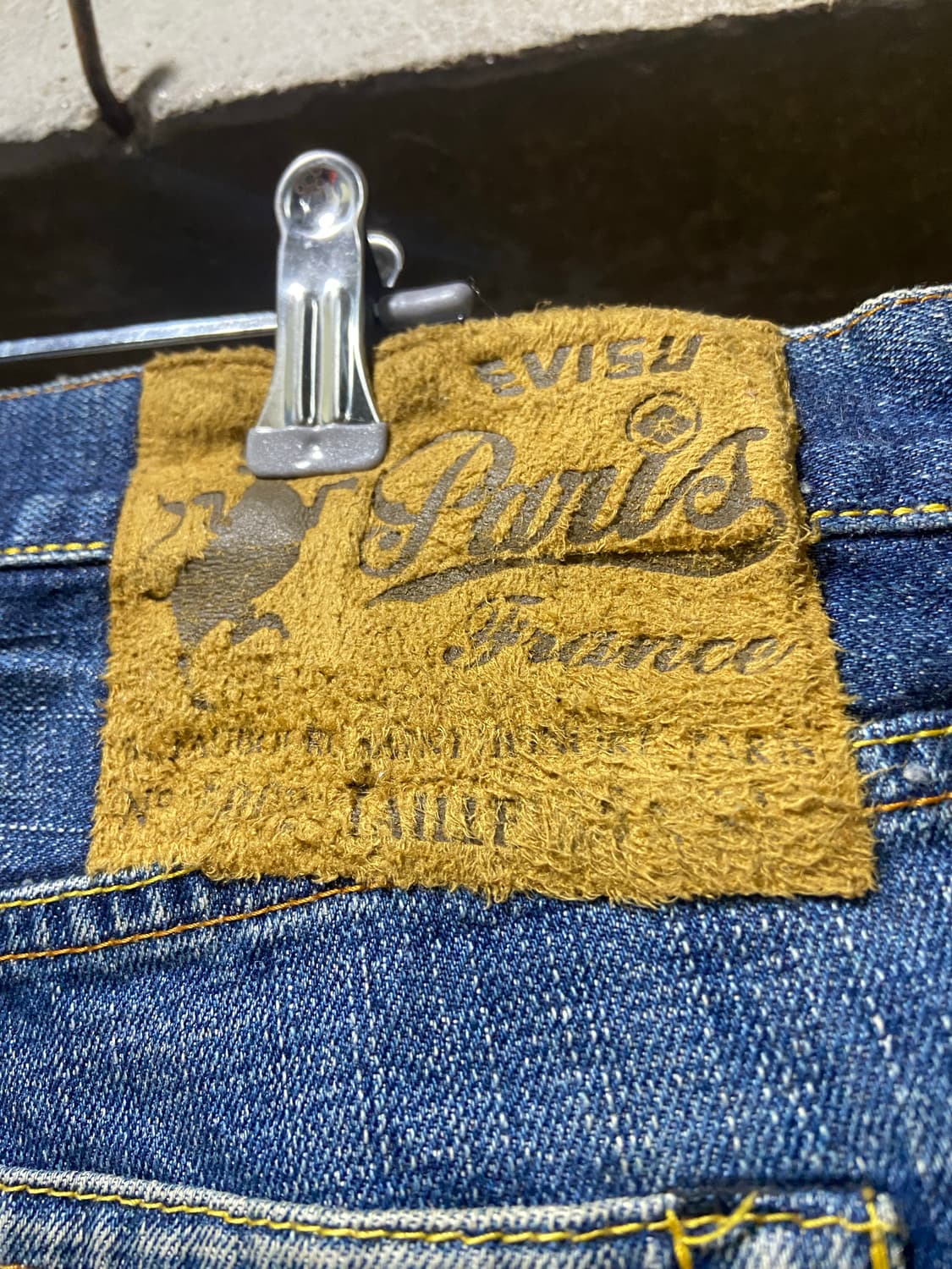 Evisu 에비수 시걸 프린팅 포인트 데님팬츠 상품이미지3