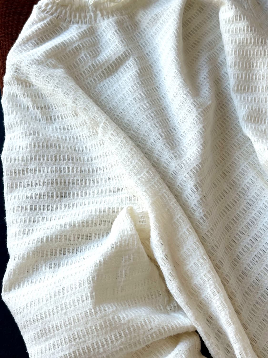 Shirred finish design stretched top 상품이미지2