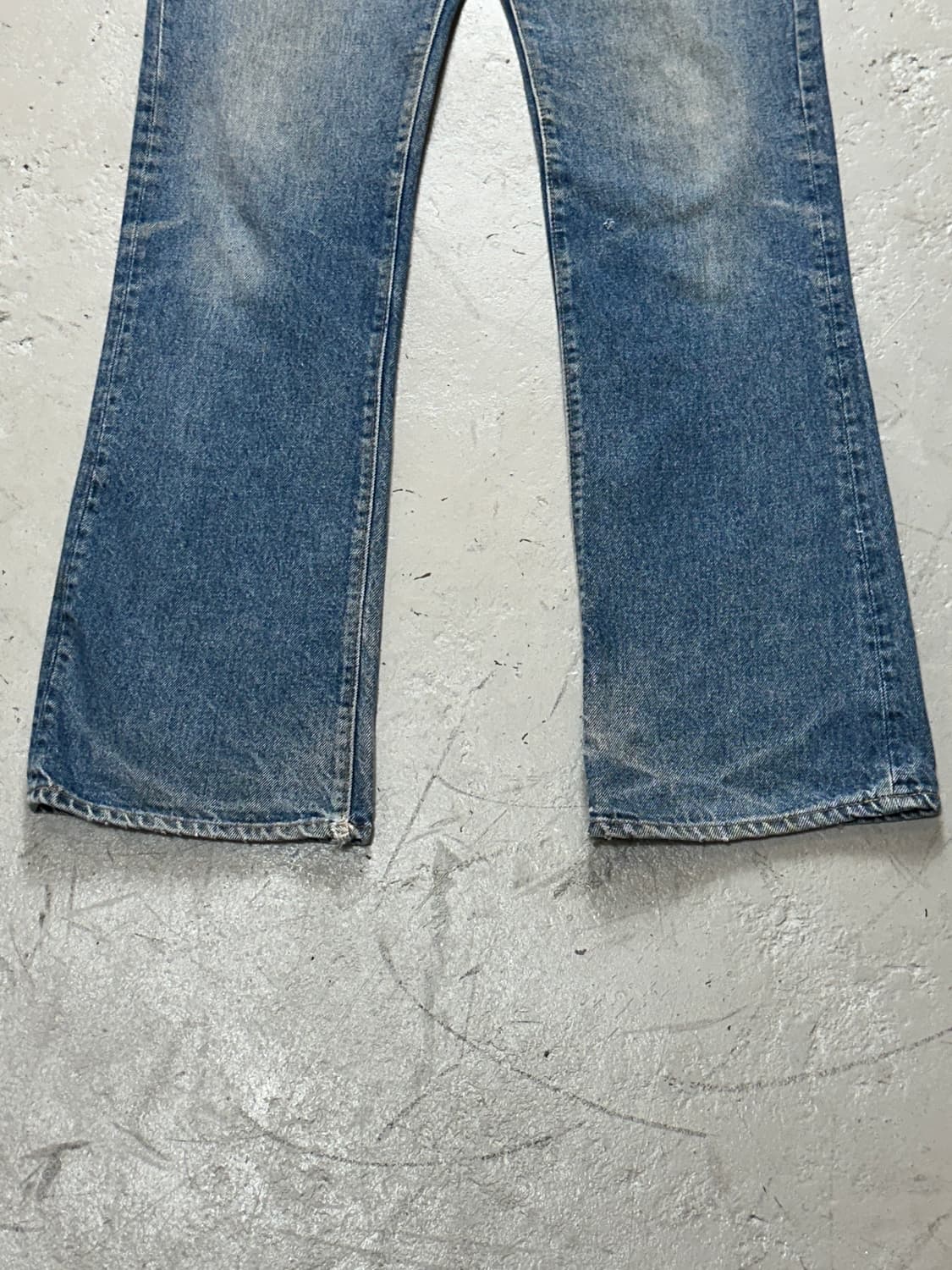 80's USA Made 리바이스 517 부츠컷 플레어진 체인스티치 상품이미지7