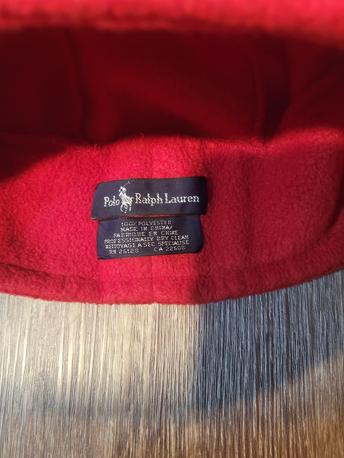 폴로 스포츠 랄프로렌 플리스 비니 - 레드 상품이미지2