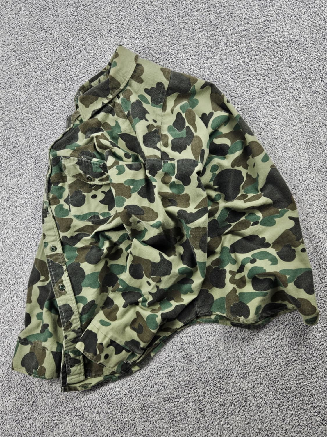 80's USA THE WOODSMAN 카모 헌팅 셔츠 (L)/10537 상품이미지3