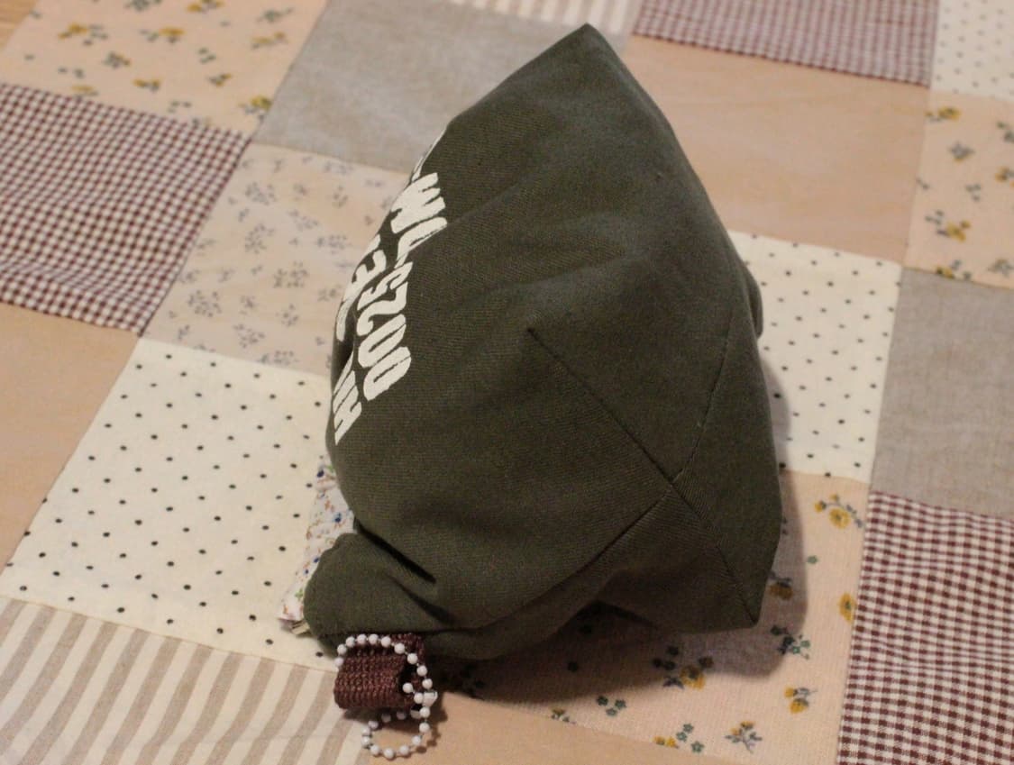 핸드메이드 카키 바네 파우치 상품이미지5