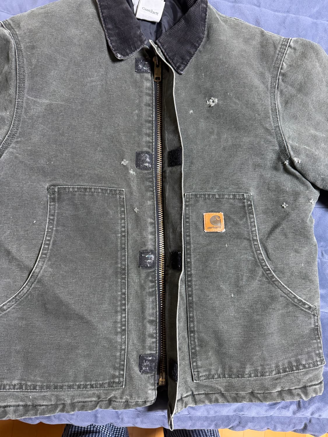 (M)칼하트 J22 디트로이트 워크 자켓 mos 상품이미지5