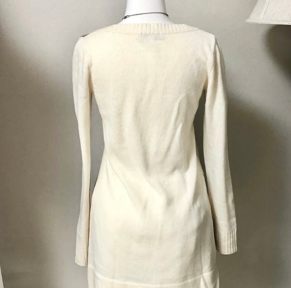 버버리 아가일 니트 원피스 딸기우유 초코 라떼갸루 리즈리사 빈티지 상품이미지4