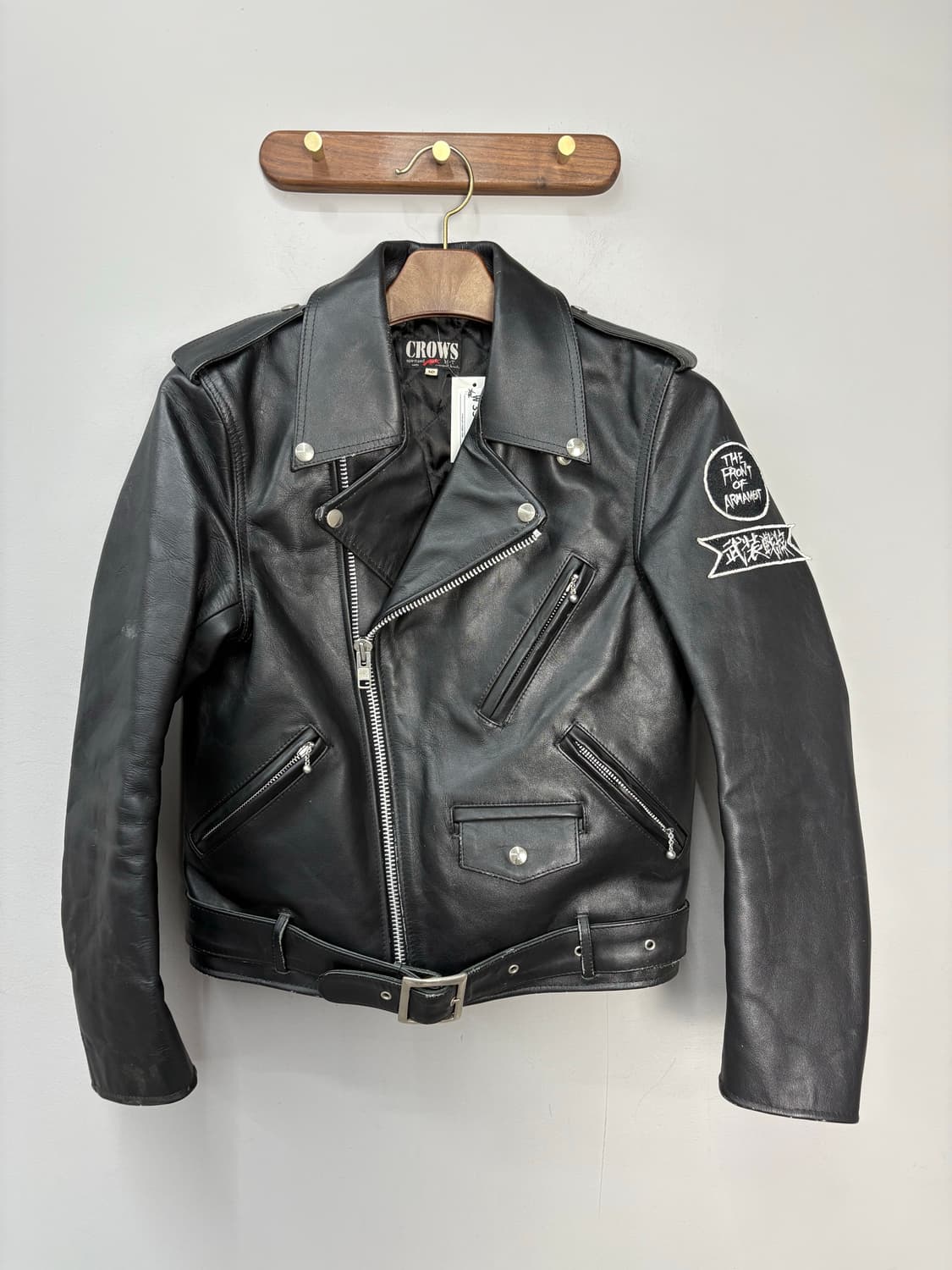 크로우즈 워스트 무장전선 가죽라이더 자켓 A3286 상품이미지5