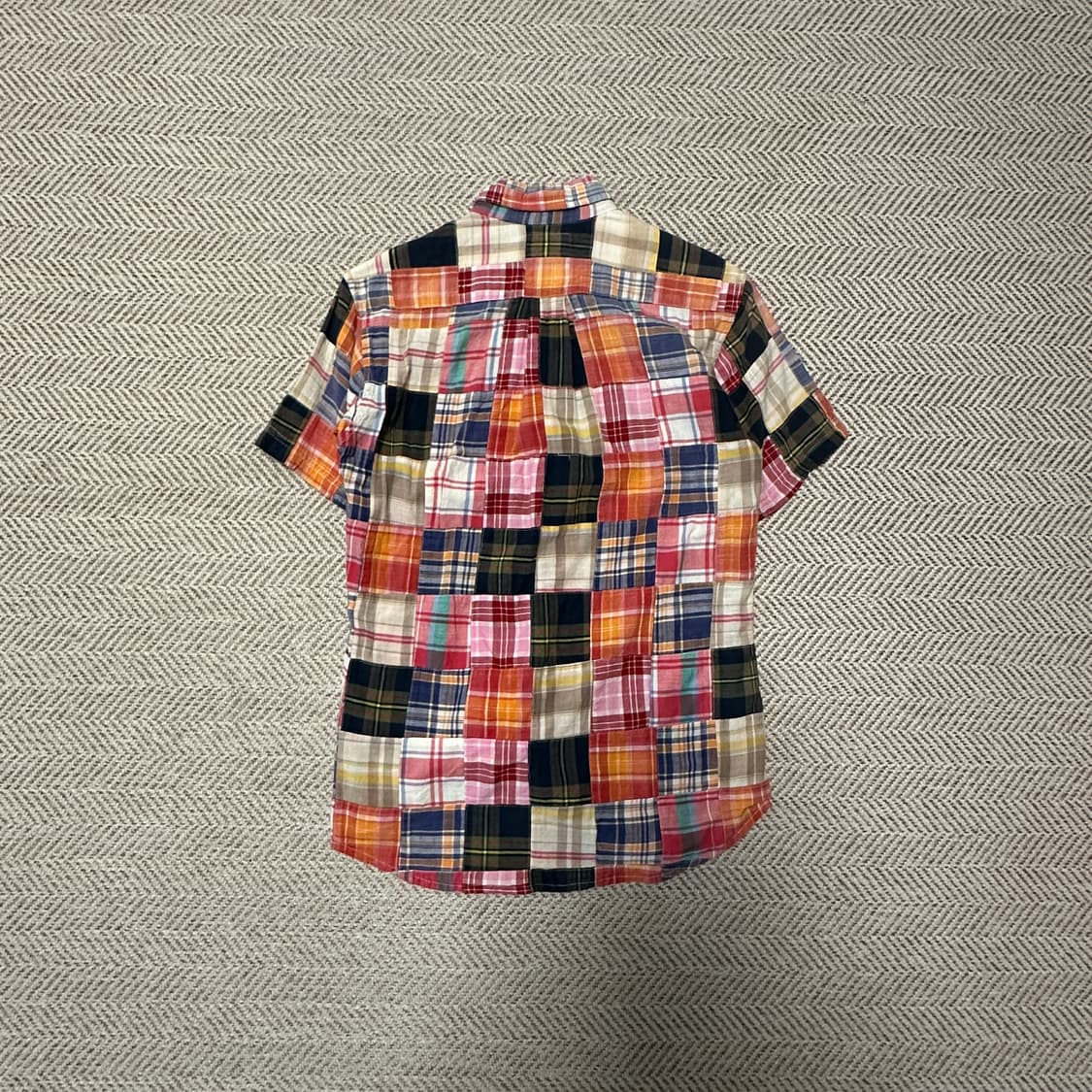 URBAN RESEARCH madras patchwork shirt 상품이미지2