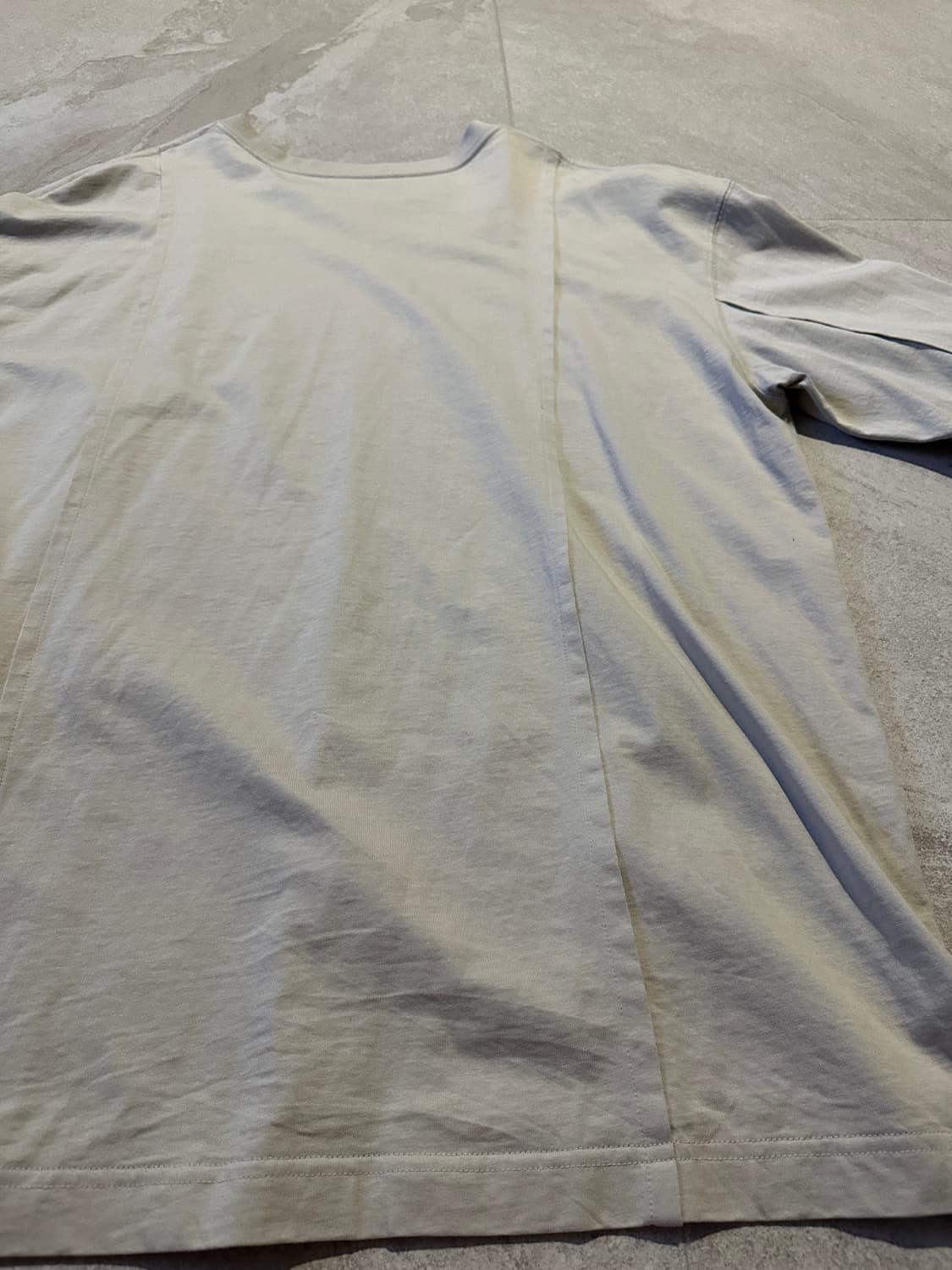 유스 절개 롱슬리브 베이지 그레이 L 상품이미지6