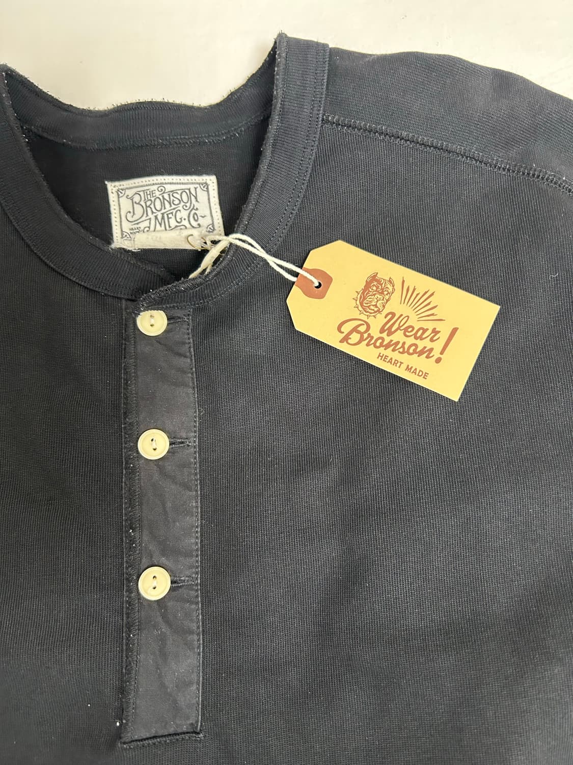 브론슨 헨리넥 긴팔 L 사이즈 상품이미지5