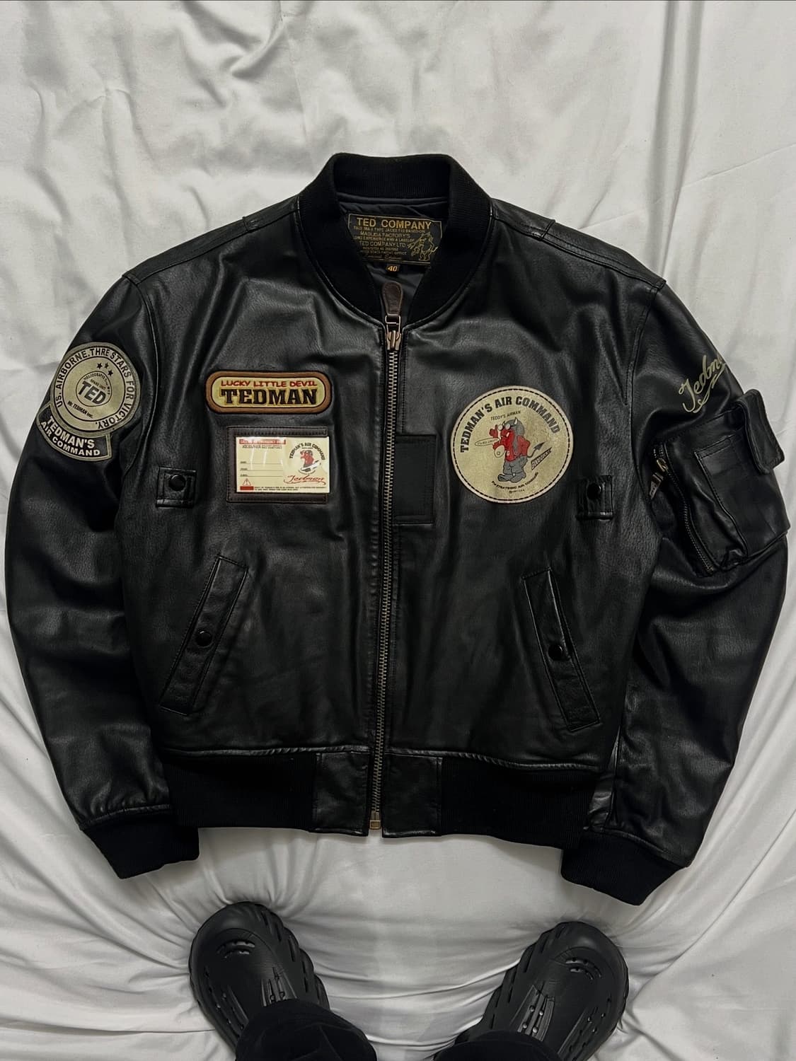테드컴퍼니 A-2 가죽자켓 상품이미지1