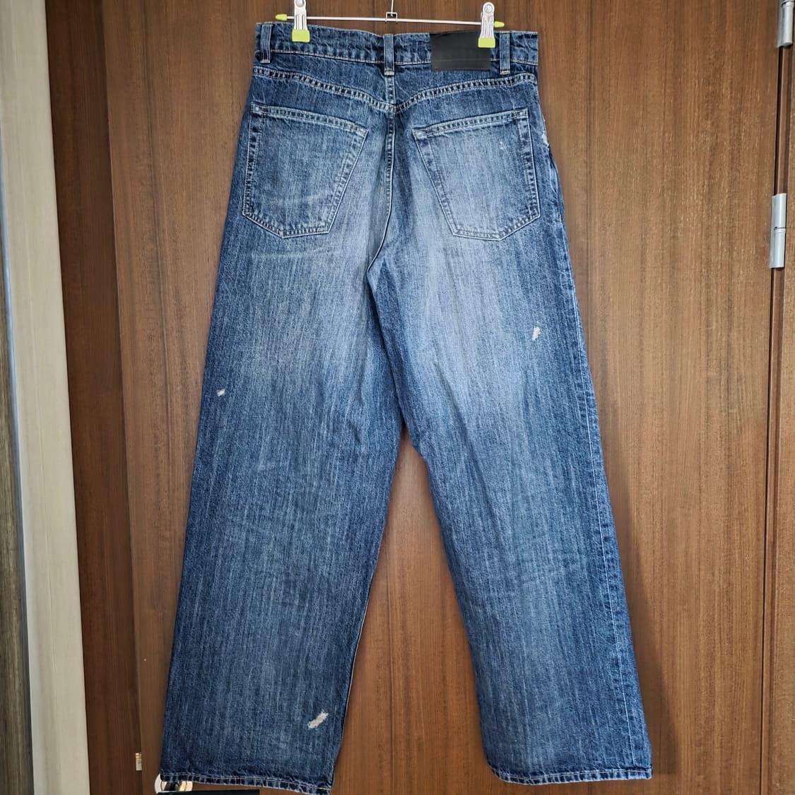 [28] 아워레가시 바스트 컷 빈티지 러버 리페어 데님 팬츠 상품이미지3