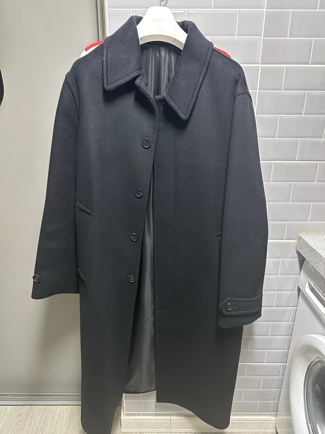 고낙 램스울 맥코트 다크네이비 1 상품이미지2