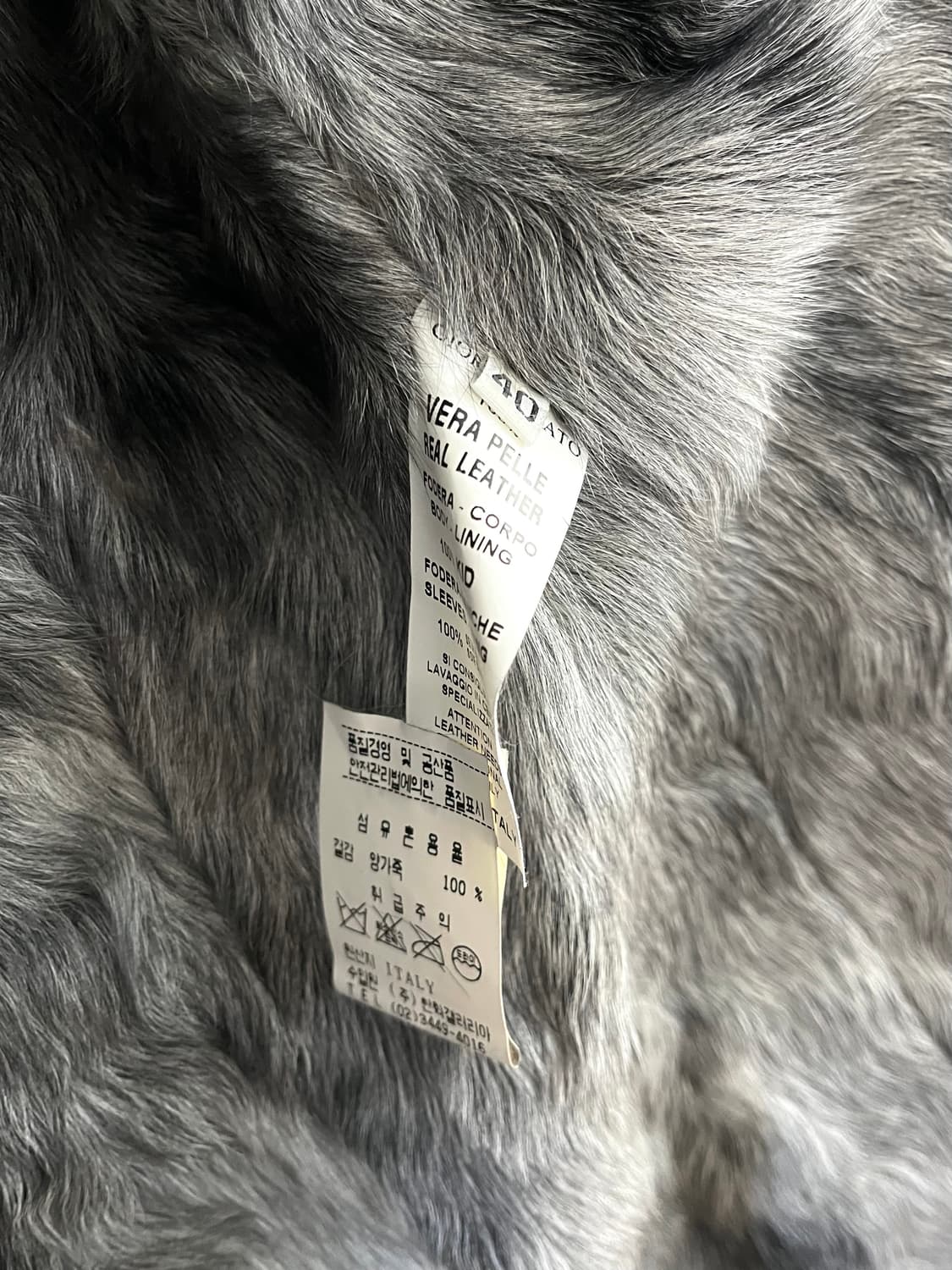 조르지오 브라토 폭스퍼 램스킨 레더 코트 상품이미지7