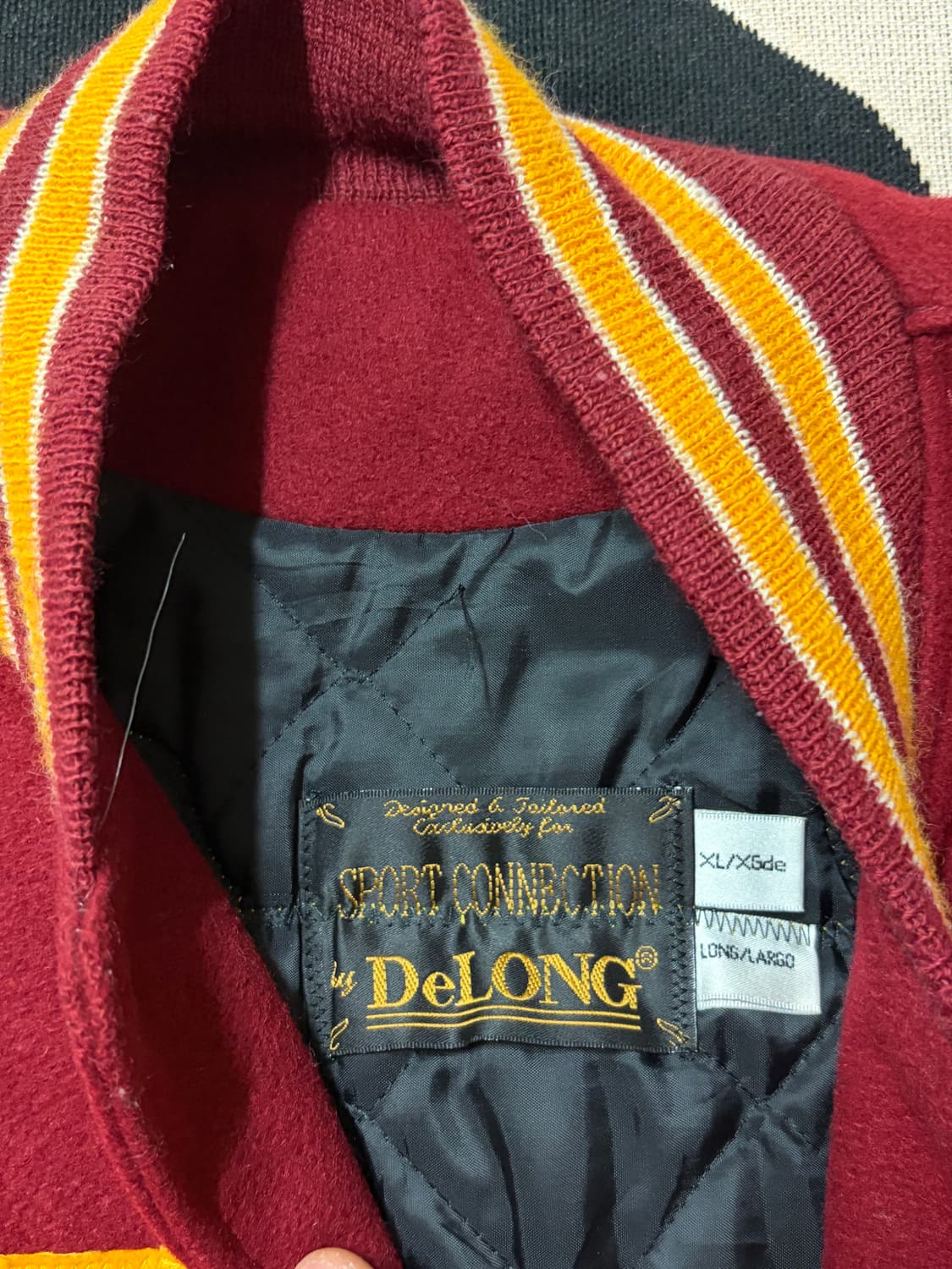 빈티지 DeLONG 바시티 자켓(105-110) 상품이미지4
