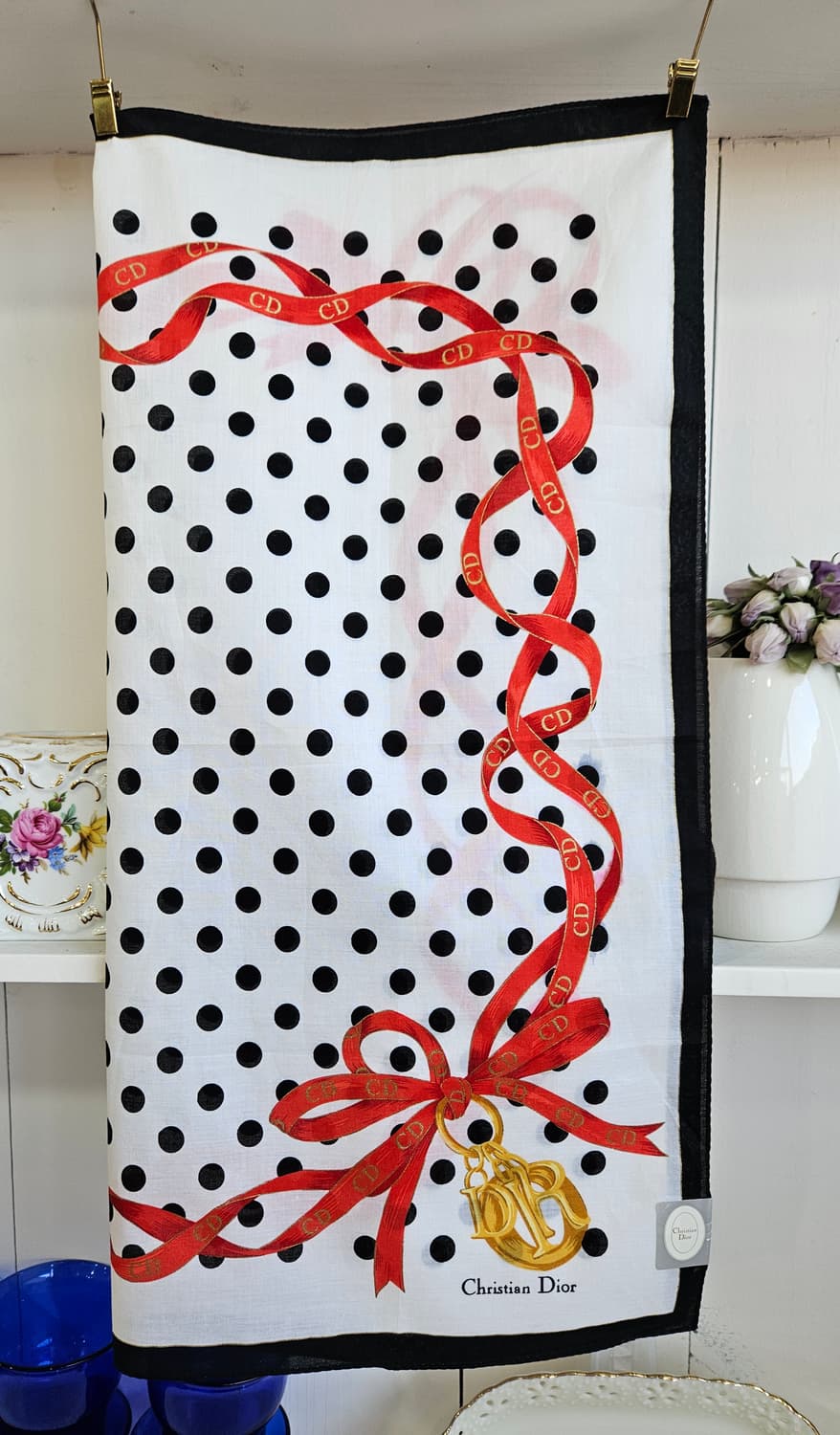 크리스챤 디올 도트 손수건 상품이미지3