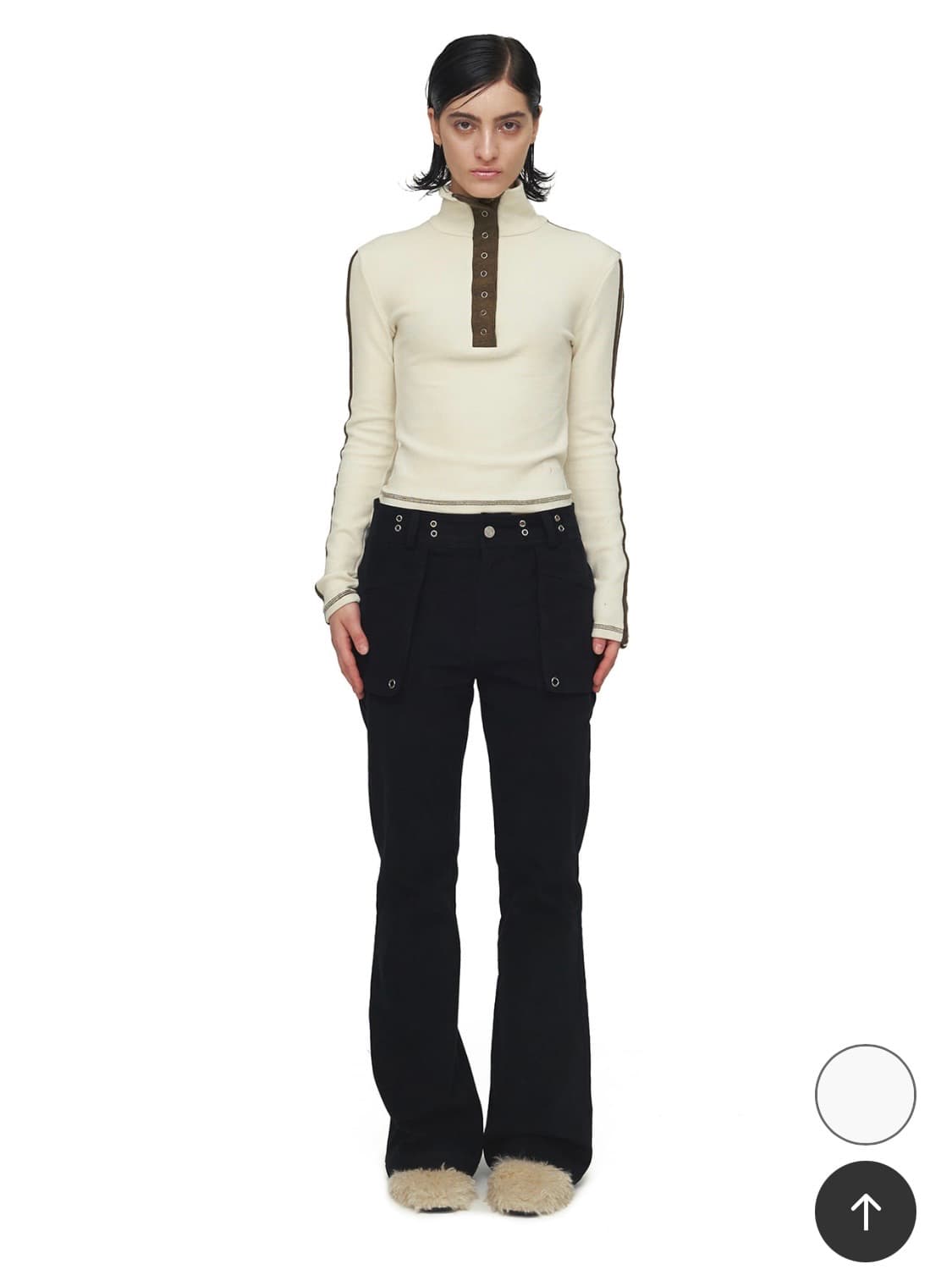 cerric hip pocket suede pants 상품이미지1