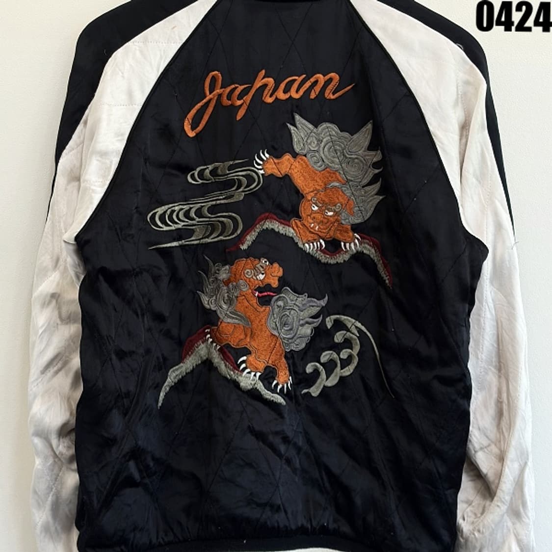 일본 빈티지 스카잔 리버시블 자켓 M 0424 상품이미지8