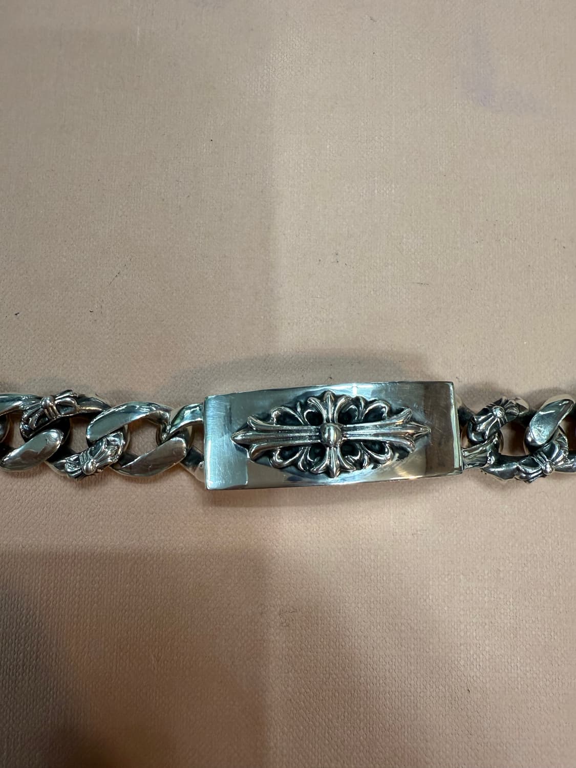 크롬하츠 정품 플로랄ID 9링크 집게펜시팔찌 팝니다.!! 상품이미지3