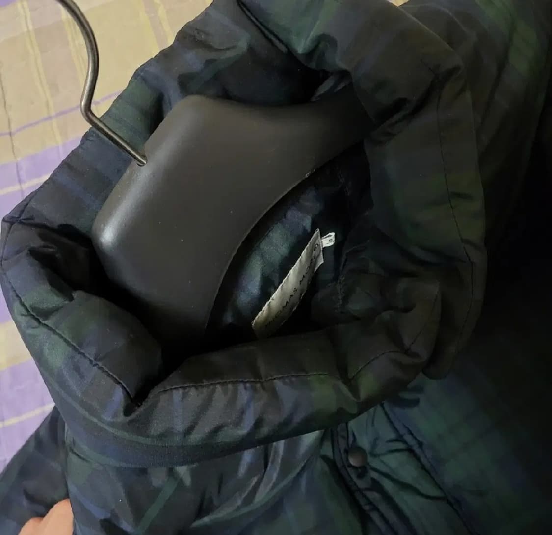 토마스모어 미쉐린 패딩 체크패턴 S 상품이미지5