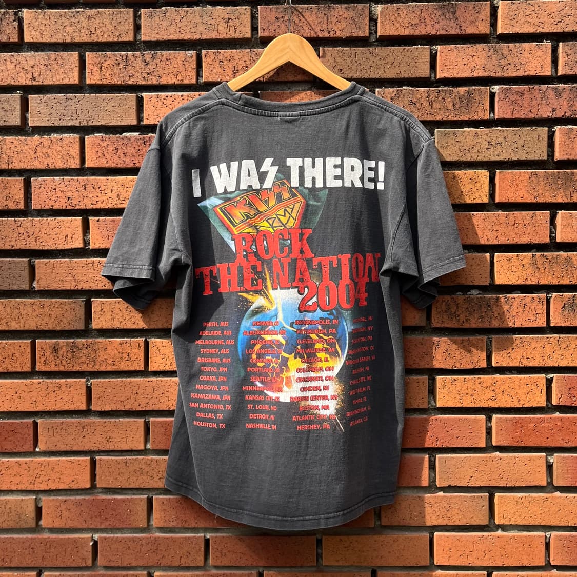 00s KISS 키스 투어 티셔츠 (100-105) 상품이미지3