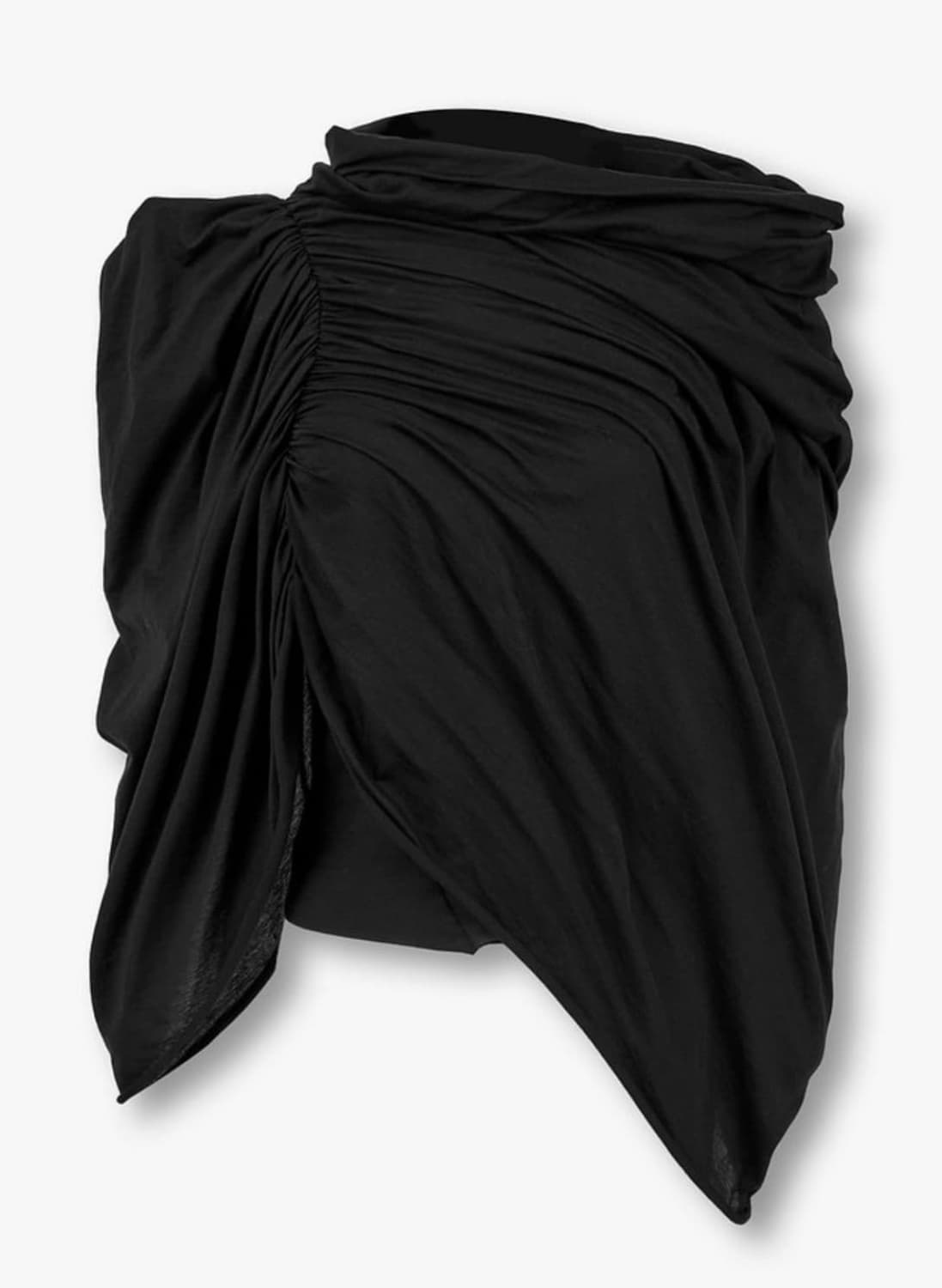   rick owens 24ss 릭오웬스 드레이프드 케이프 탑  블랙 상품이미지1