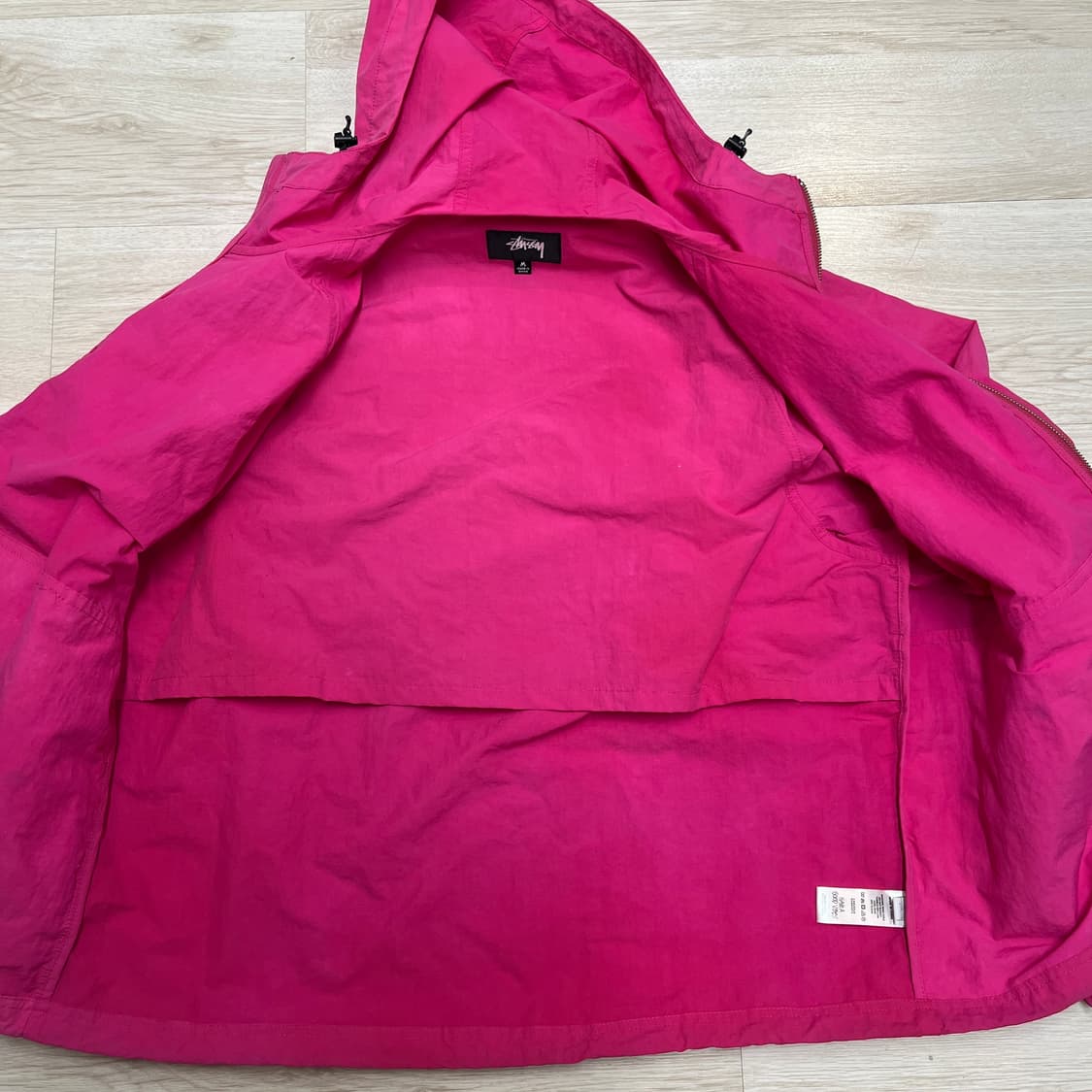 스투시 웨이브 다이 비치쉘 자켓 푸시아 M사이즈 상품이미지4