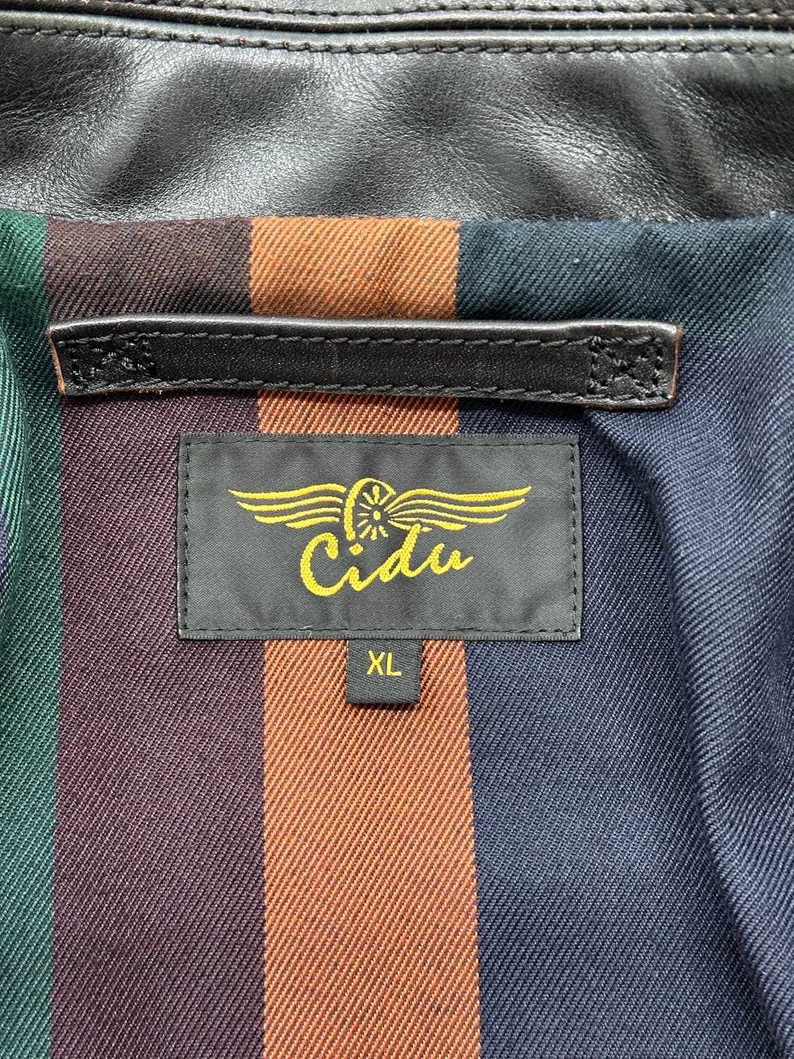 Cidu 차심 말가죽 레더 자켓 상품이미지9