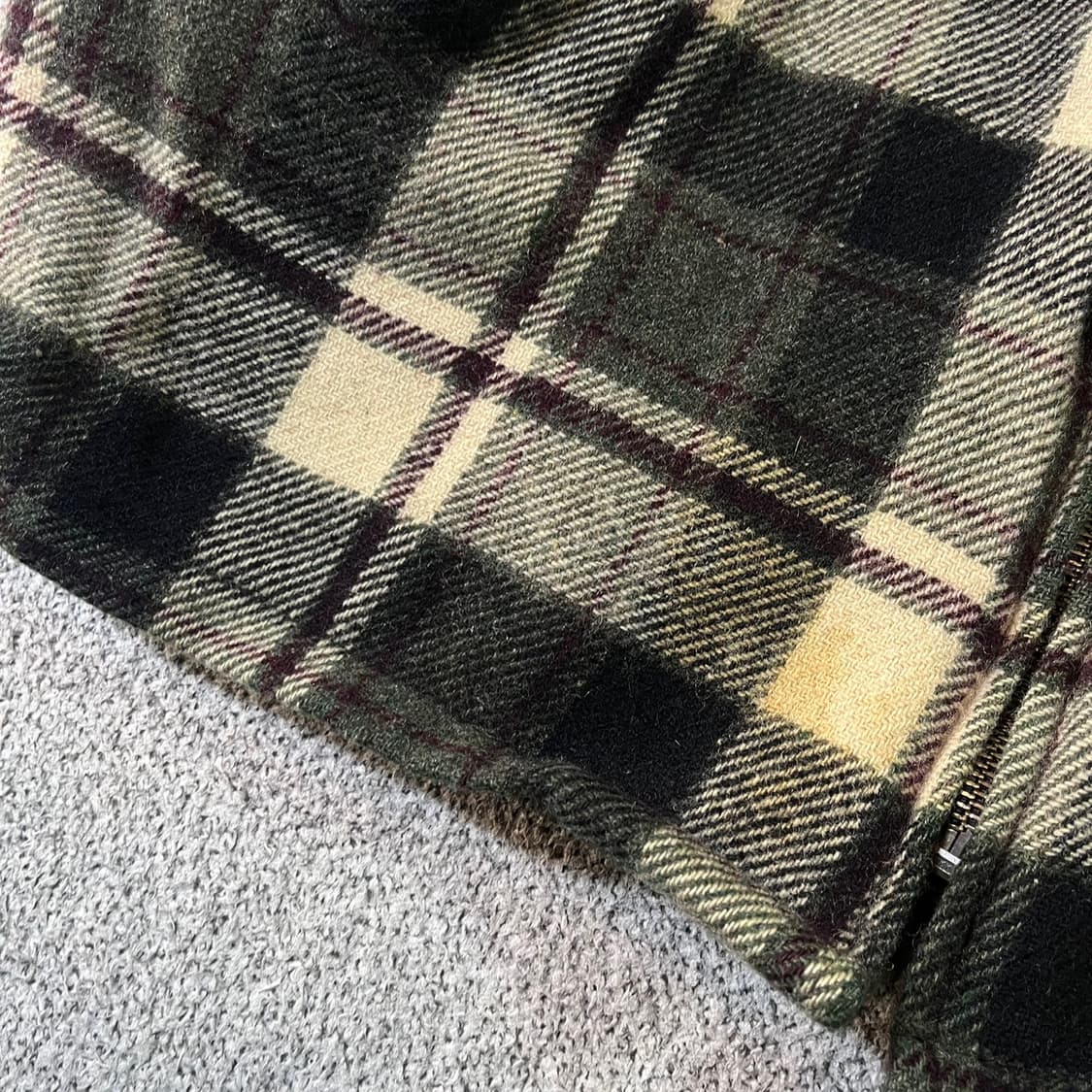 울리치 체크 울 블루종 자켓 상품이미지6