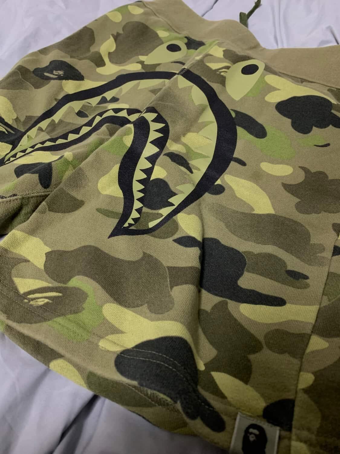 베이프 언디핏 녹계 쇼츠 반바지 상품이미지6