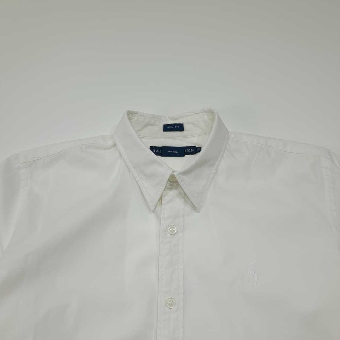 CL895 XL 폴로 00s 엘라스틴 화이트포니 화이트 셔츠 남방 상품이미지2