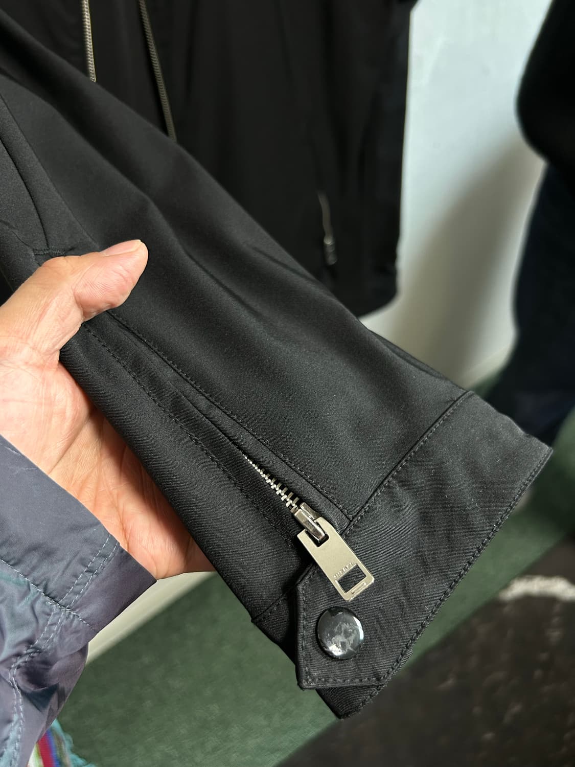 디젤 J-TOMMY 블랙 블루종 자켓 L사이즈 (국내 100-105추천) 상품이미지5