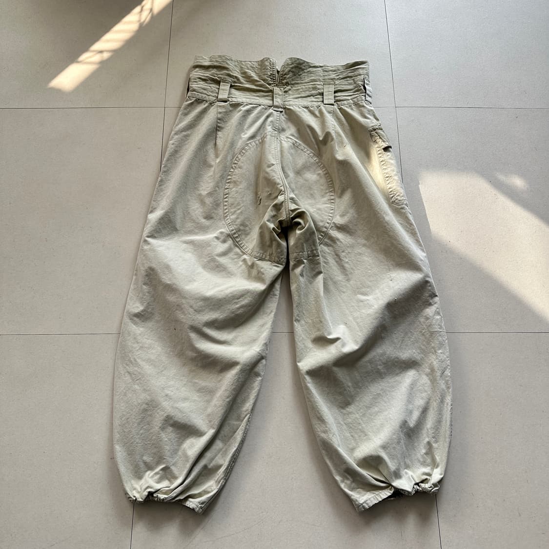 60s 영국 빈티지 하이웨이스트 워크 팬츠 (34) 상품이미지7