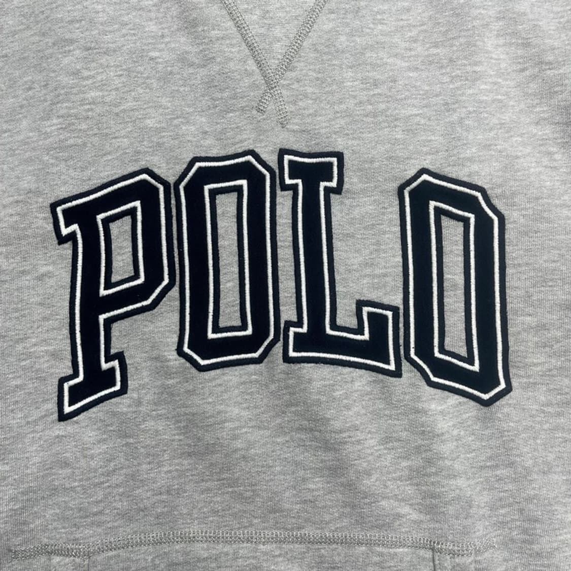 RALPH LAUREN 빅로고 후드티 그레이 L 상품이미지2