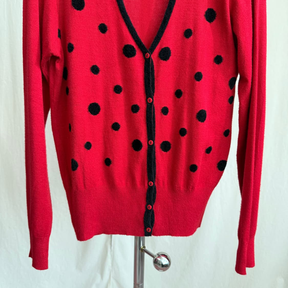 MOU 레드 도트 가디건 (Italy) 상품이미지5