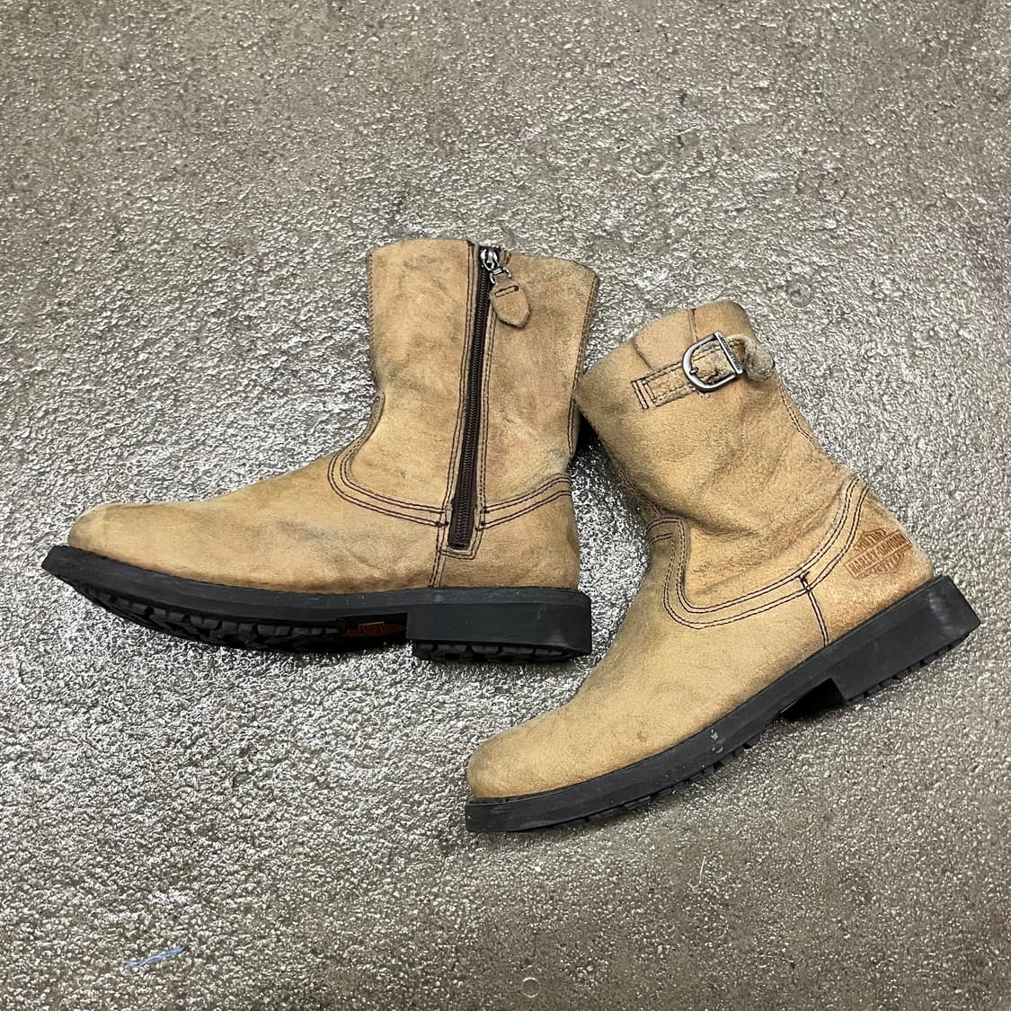 할리데이비슨 스웨이드 엔지니어 부츠 (260) 상품이미지4