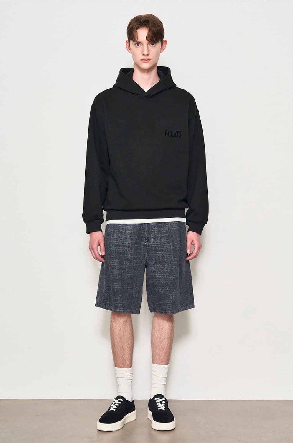 [정품] 타임옴므 25ss 스웨이드 자수 스니커즈 270 size 상품이미지6