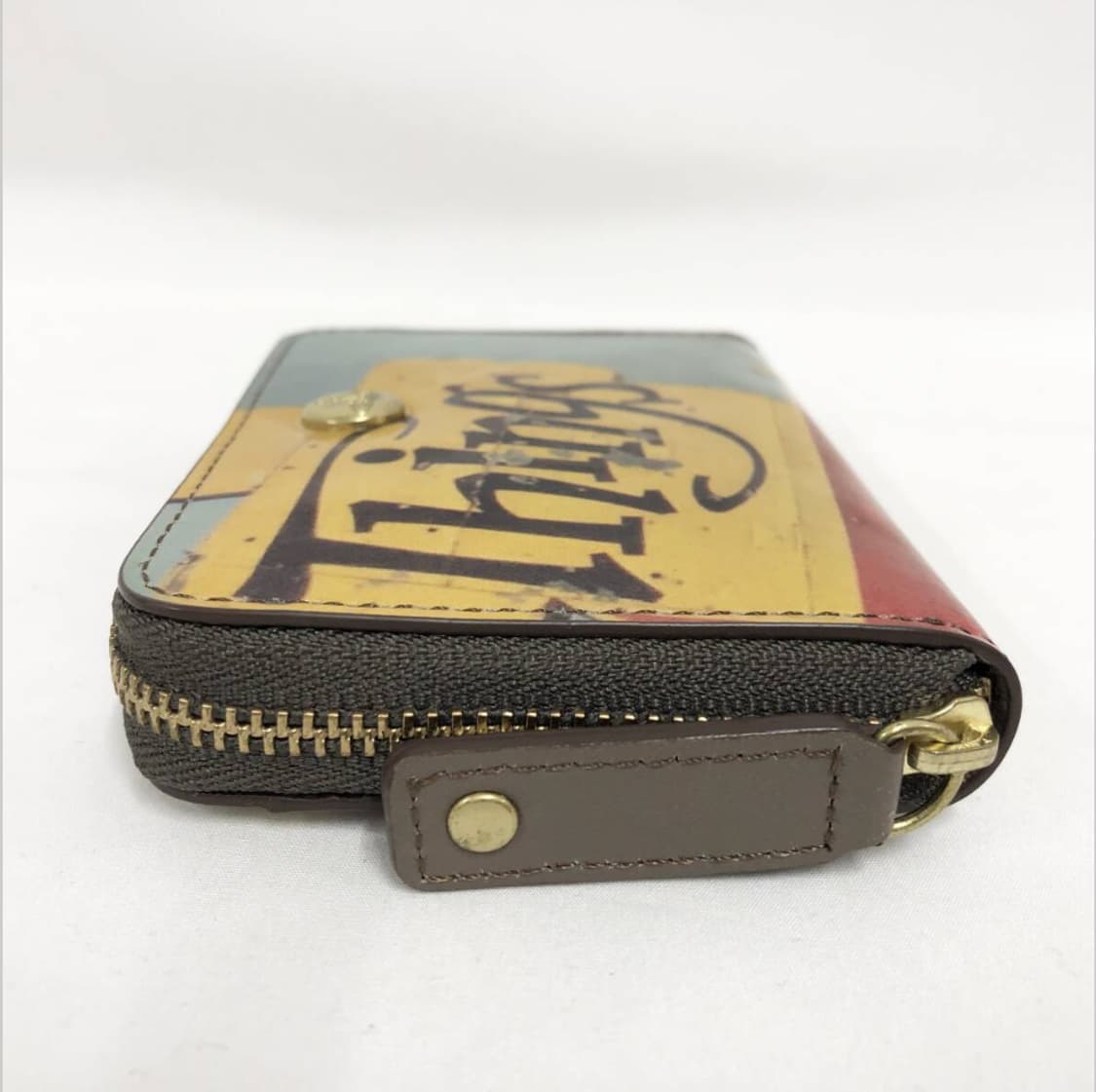 비비안웨스트우드 아카이브 펑크 프린트 에나멜 하프월렛 반지갑 상품이미지6