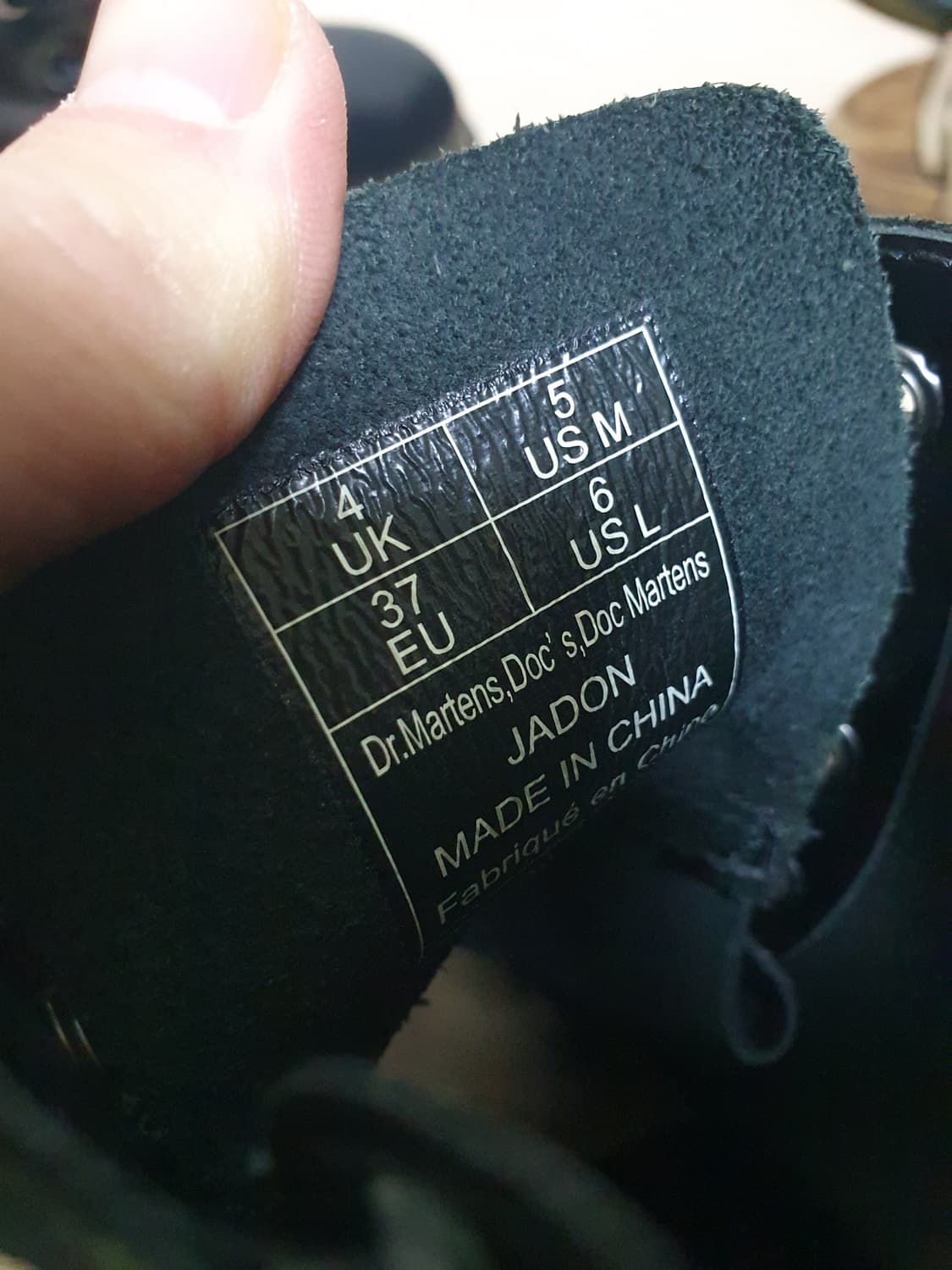 닥터마틴 제이든 블랙 플랫폼 부츠 230 상품이미지10