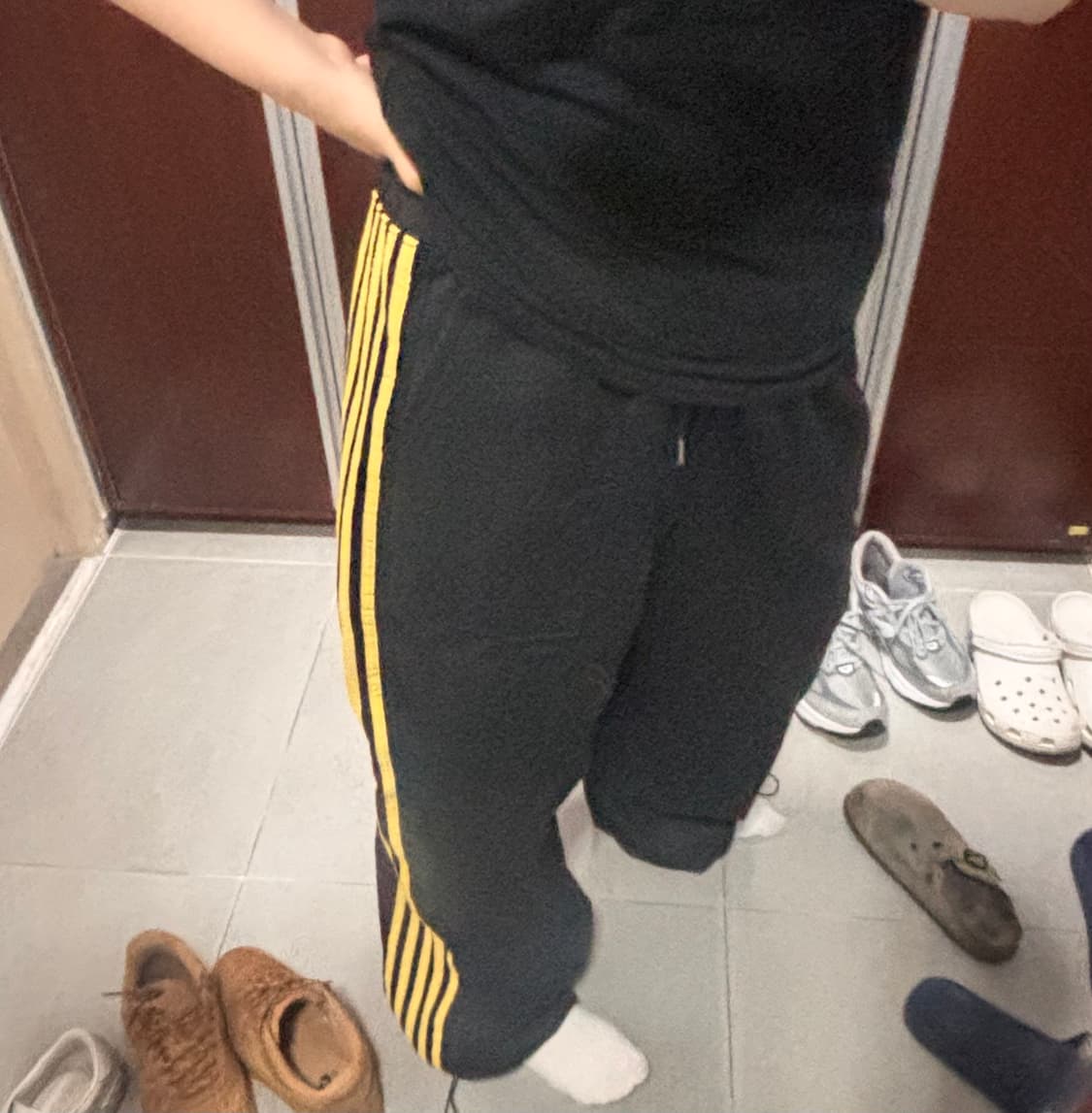 라인 트랙팬츠(기모) 상품이미지2