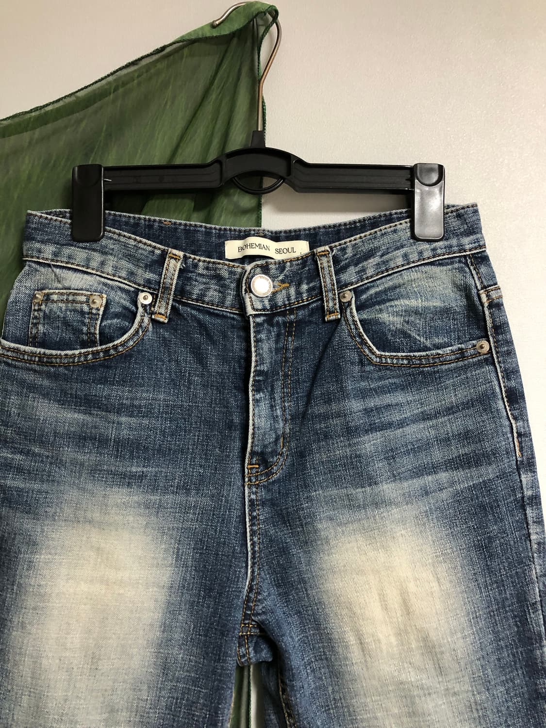 bohemseo 보헤미안서울 워싱 블루 부츠컷 상품이미지2